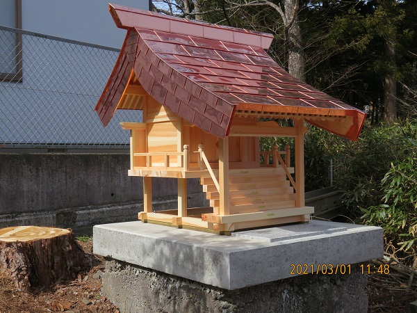 神社のお社(やしろ) | 新築 | 株式会社籠田工務店の施工事例